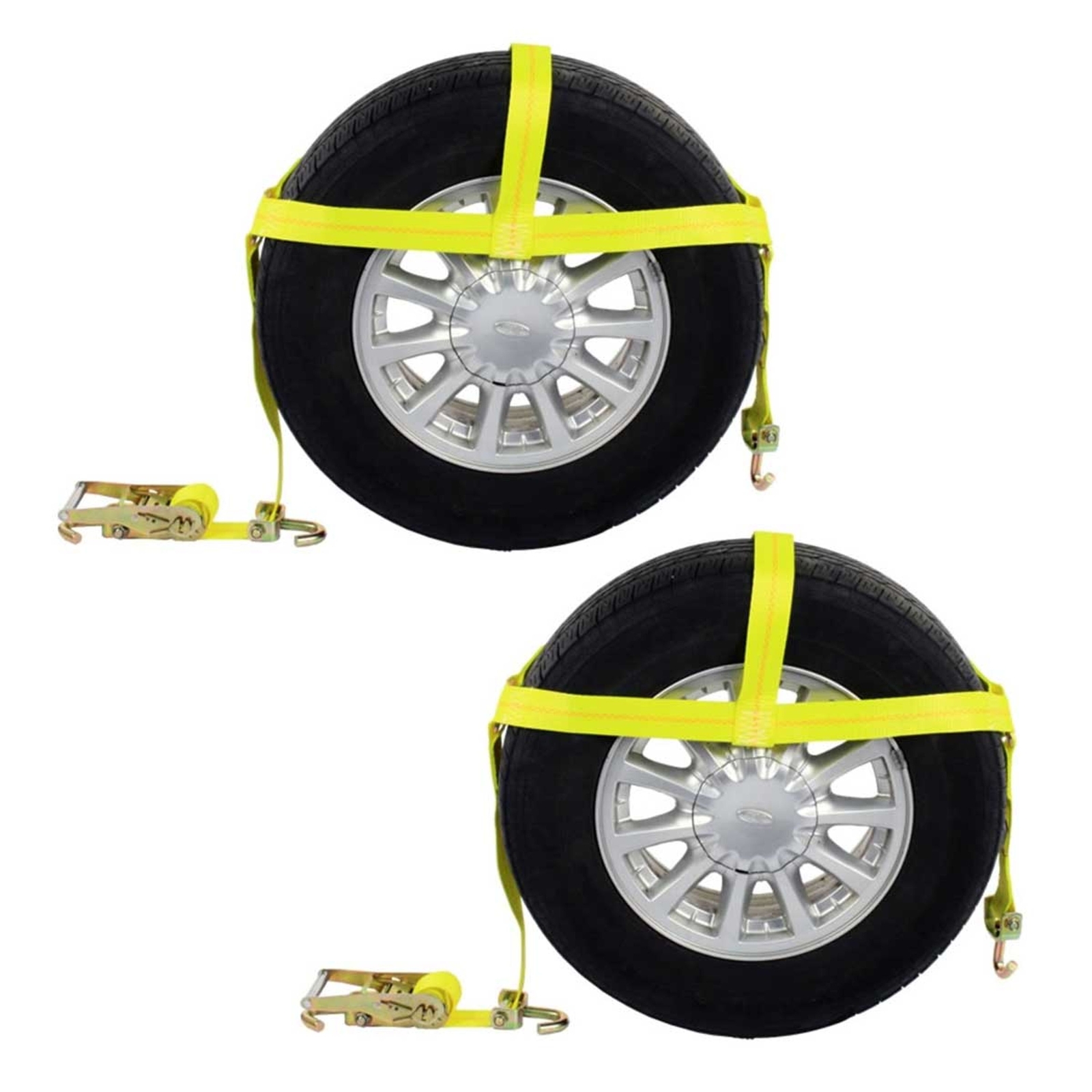 USCC 2" Wheel Bonnet w/Swivel Hooks and Ratchet - 2,200 Lb WLL - 2PK gallery