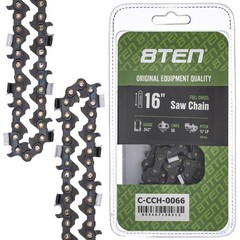 Full Chisel Chainsaw Chain 16 Inch .043 3/8 LP 56DL for Poulan DeWalt Solo