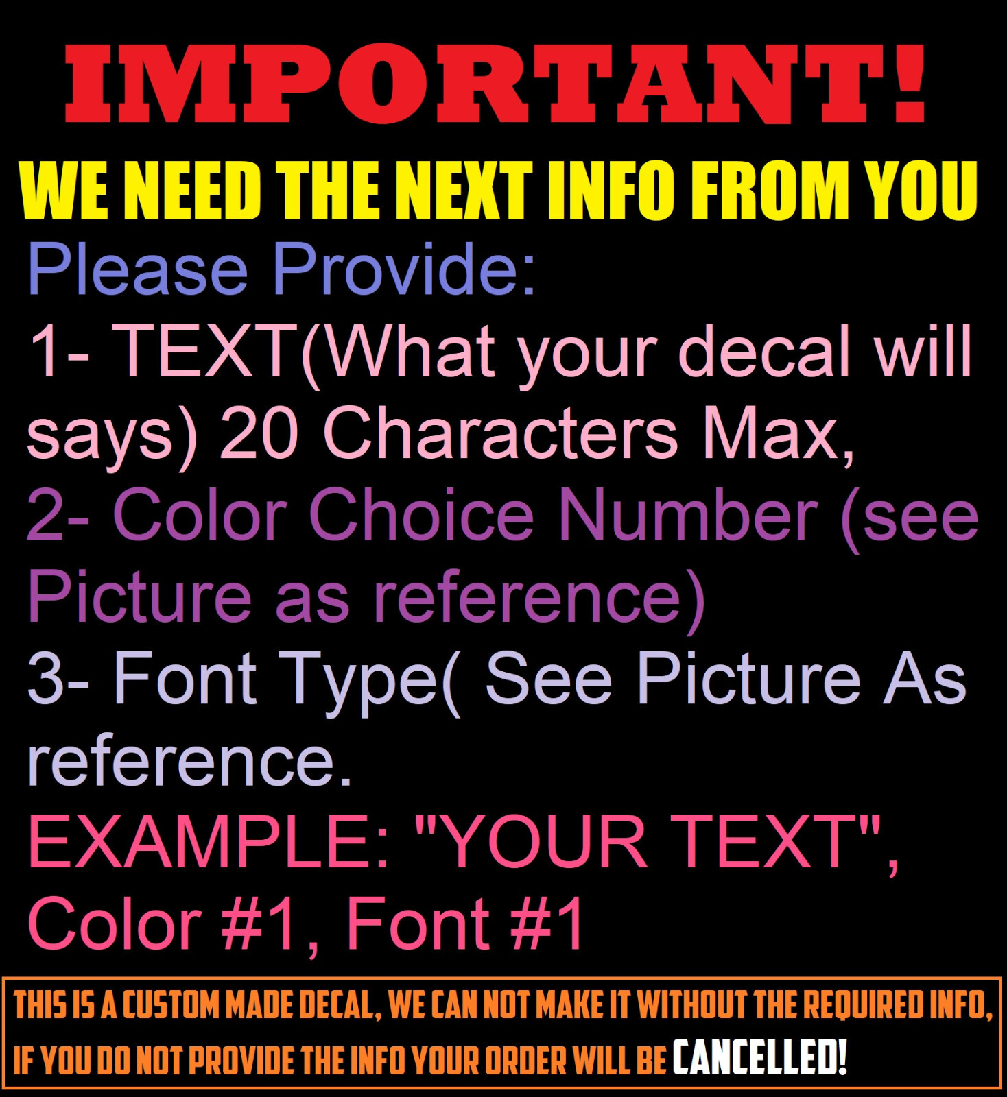 Custom Windshield Text Lettering Vinyl Decal Sticker Business Sign Truck,Car,Bus gallery