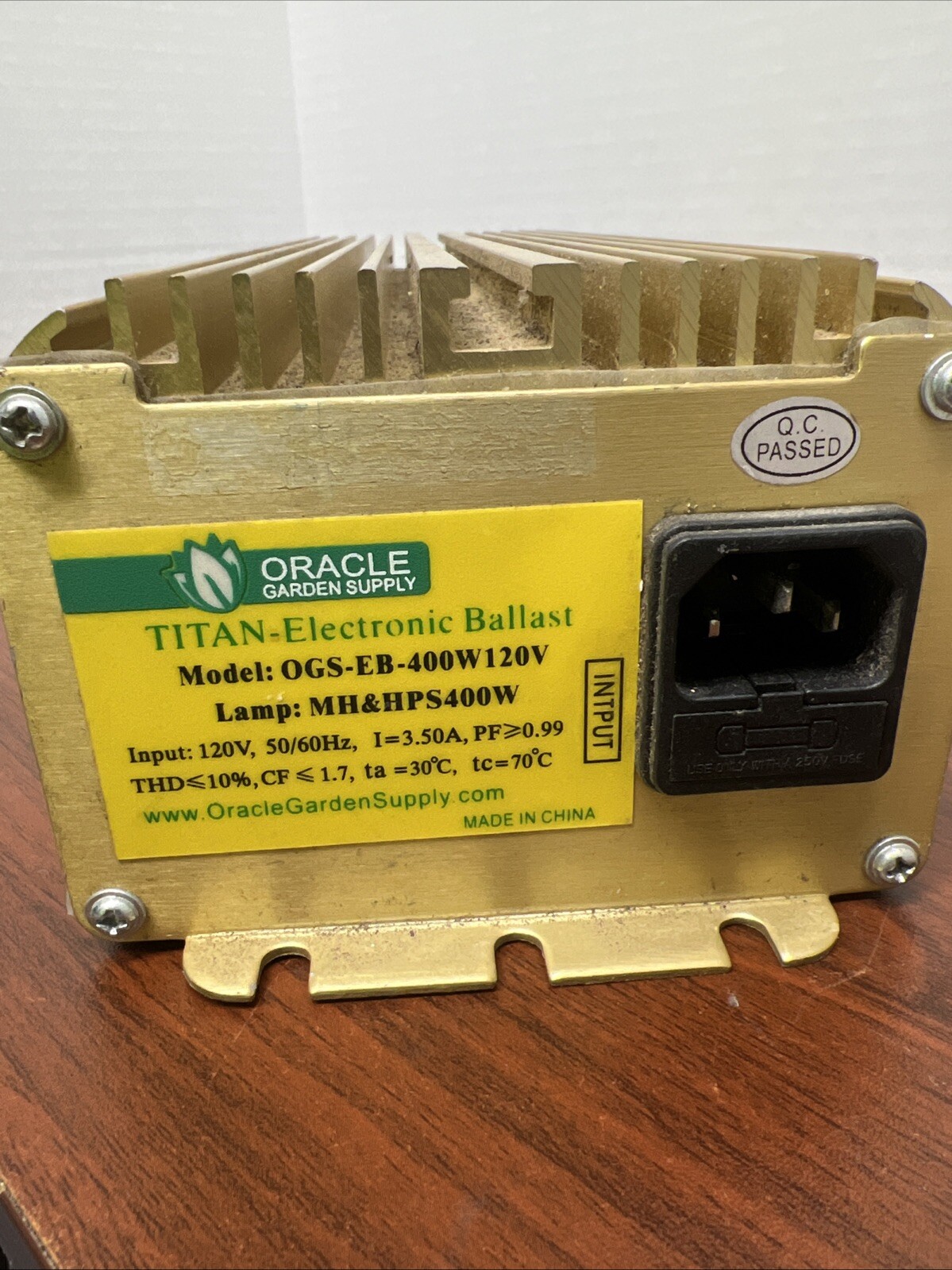 Oracle Garden Supply OGS-EB-400w120v Ballast gallery