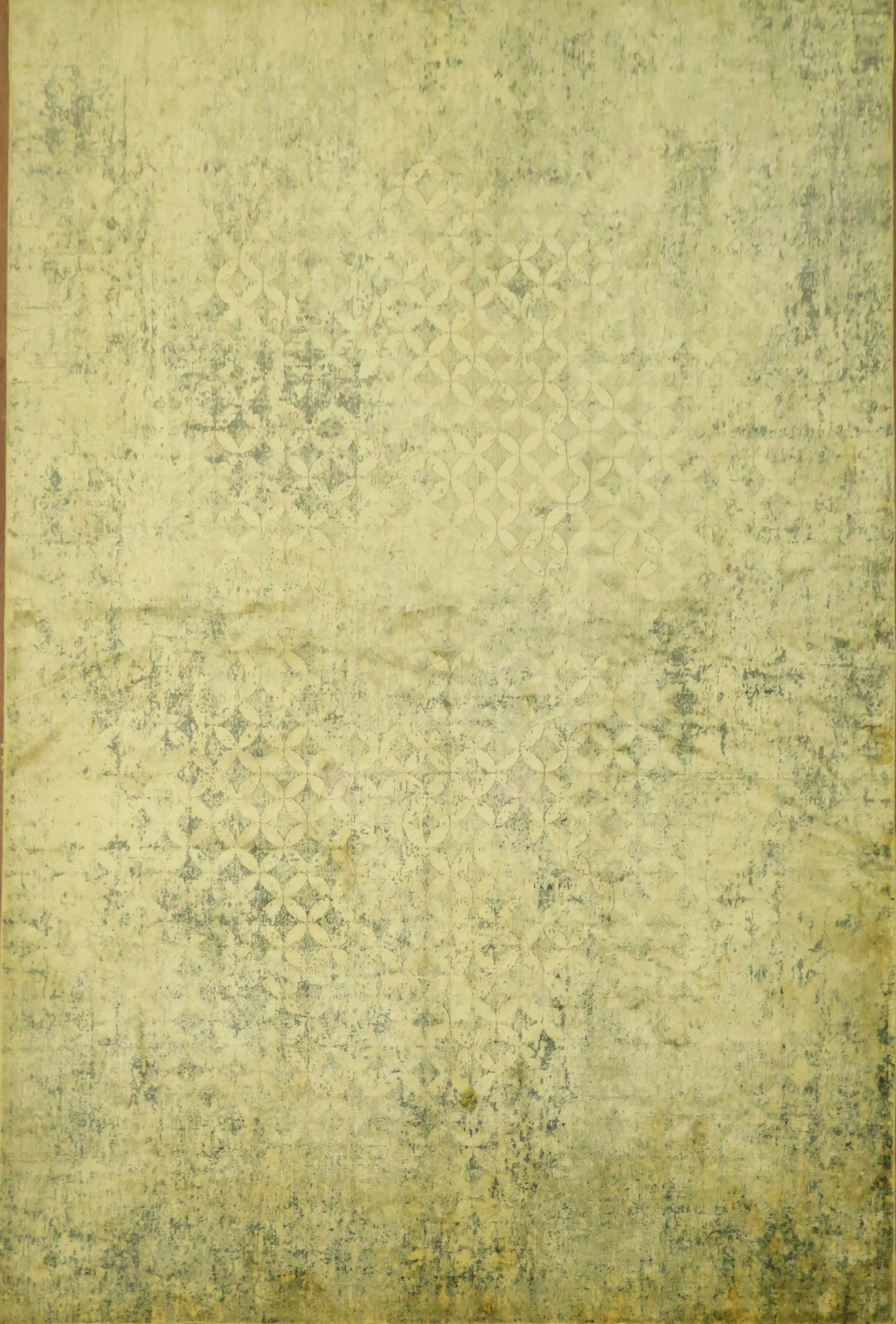Timeless Distressed Look Yellow Rug 5x8 Ft Contemporary Modern Turkish Carpet gallery