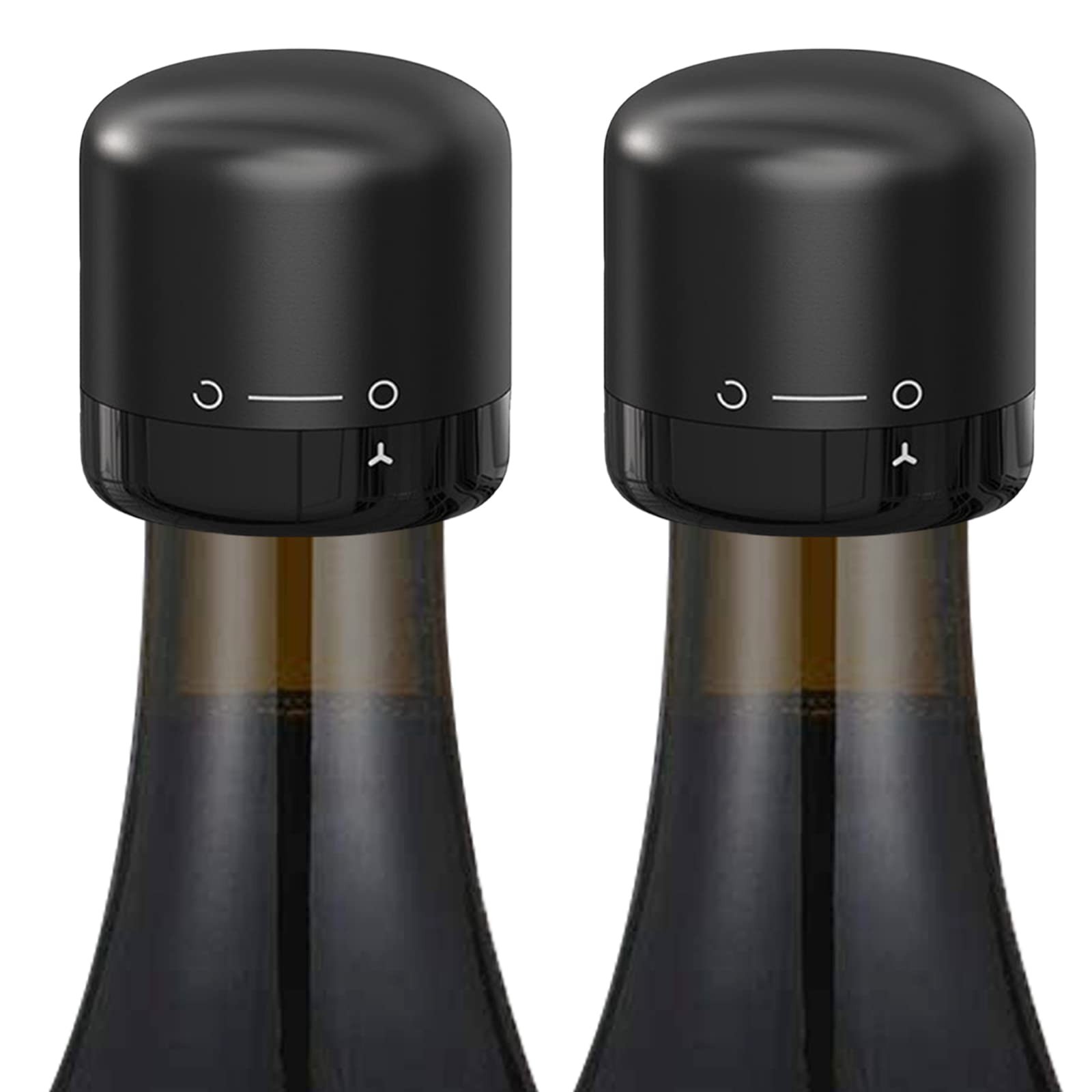Wine Bottle Stopper With Twist Lock 2packwine Stopper With Silicone Reusable Win gallery