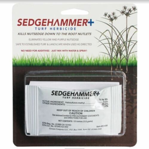 Sedgehammer PLUS + Turf Herbicide Halosulfuron Controls Nutsedges Weeds, 2 pack gallery