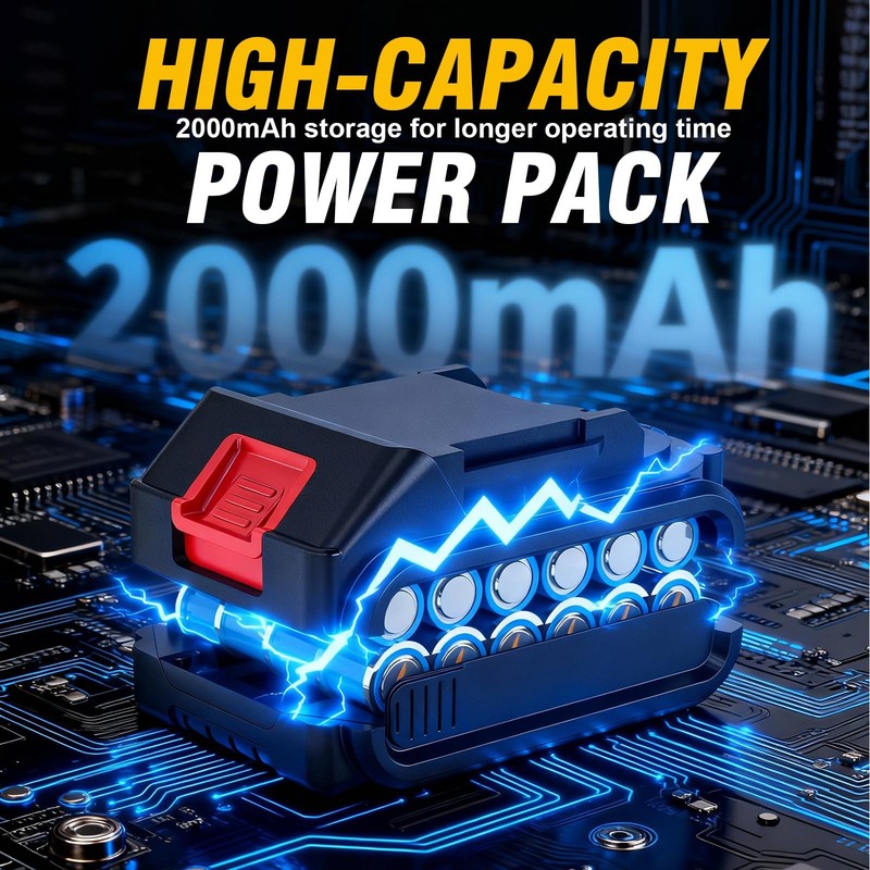 21V Brushless Cordless Drill Set, PowerDrill with 2.0Ah Battery and Charger, 575 gallery