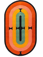 Oval Shape Handmade Tufted 100% Wool Area Rug, 5×8, 6×9, 8×10, 9×12