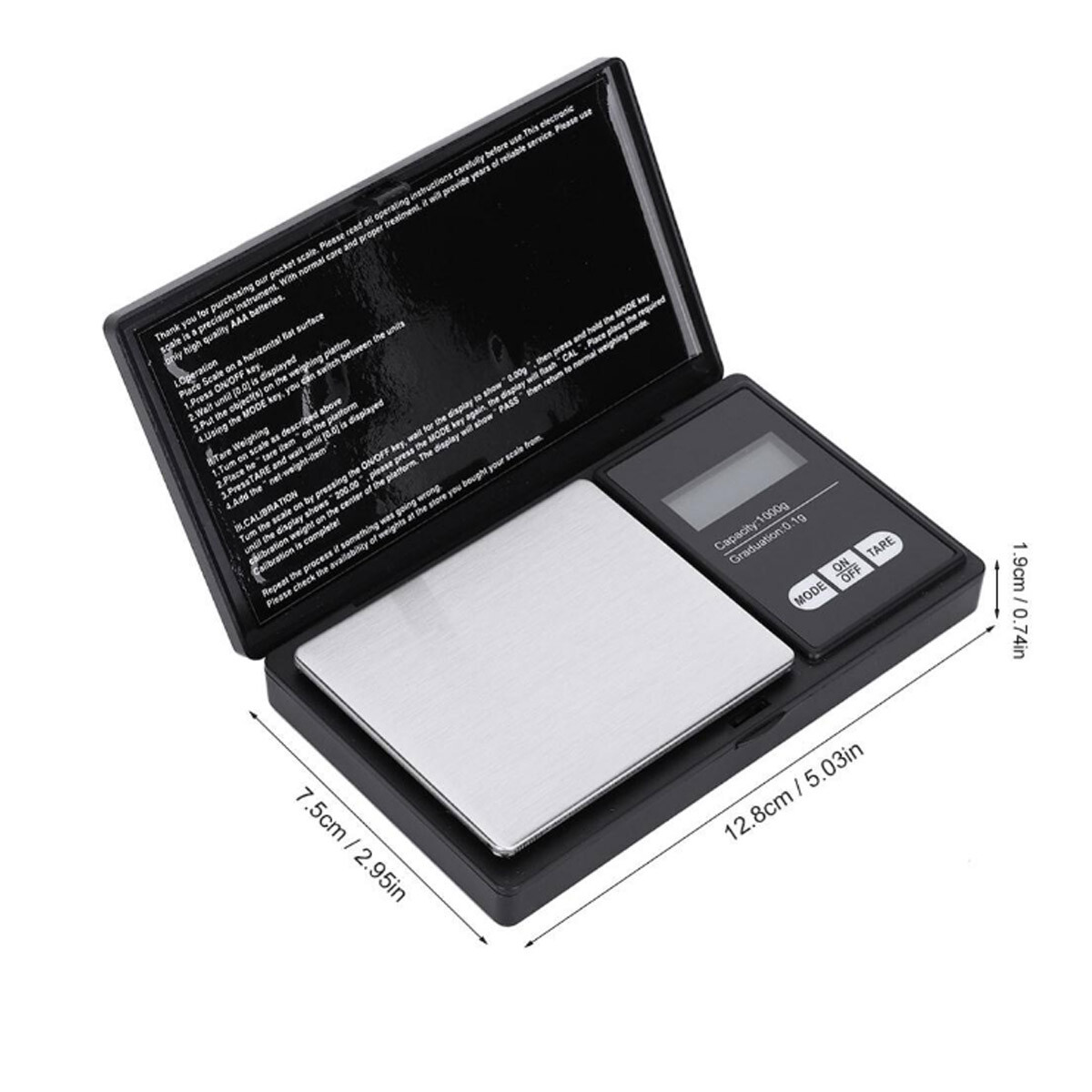 Digital Scale 0.1g Kitchen Food Gram Scale Electronic Weight Pocket Size new gallery
