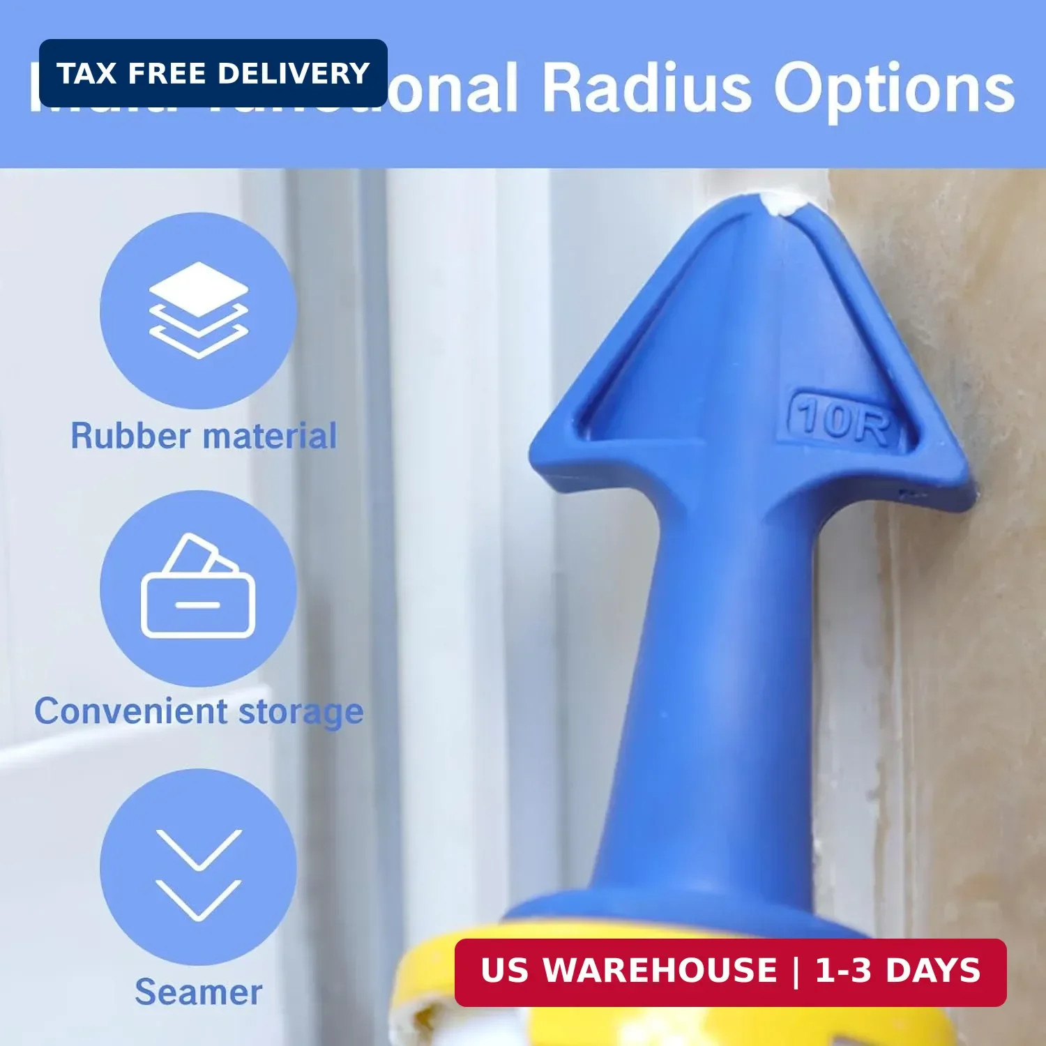 Caulk Tip Tool Caulking Tips Set with Nozzle Adapter Silicone Caulk Applicator T gallery