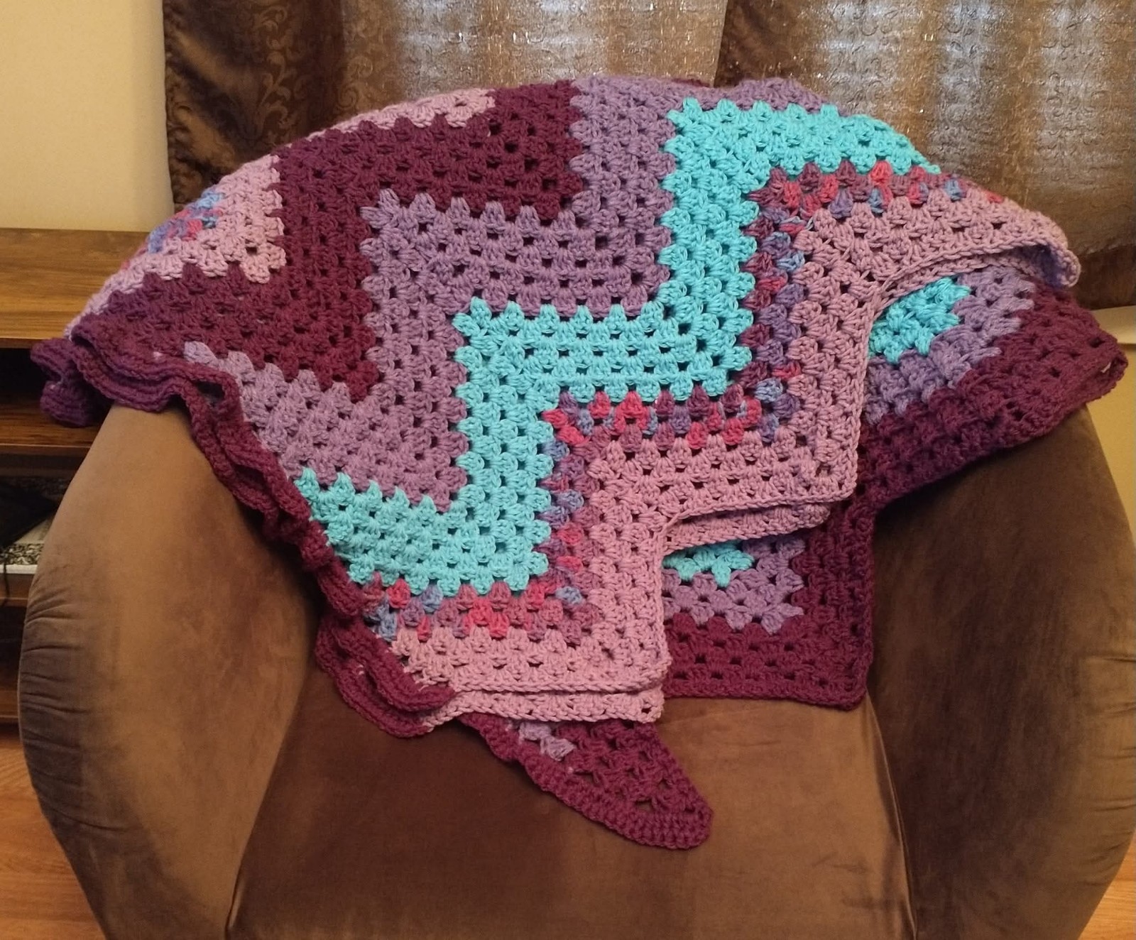 Chevron Granny Square Afghan gallery