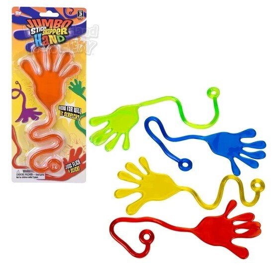 Jumbo Sticky Hand 15" (Color May Vary) gallery