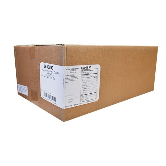 Azar Roasted Salted Sunflower Kernel, 12.5 Pounds, 2 Per Case gallery