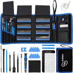 STREBITO 142 Piece Precision Screwdriver Set Magnetic Repair Kit 120 Bits for iP