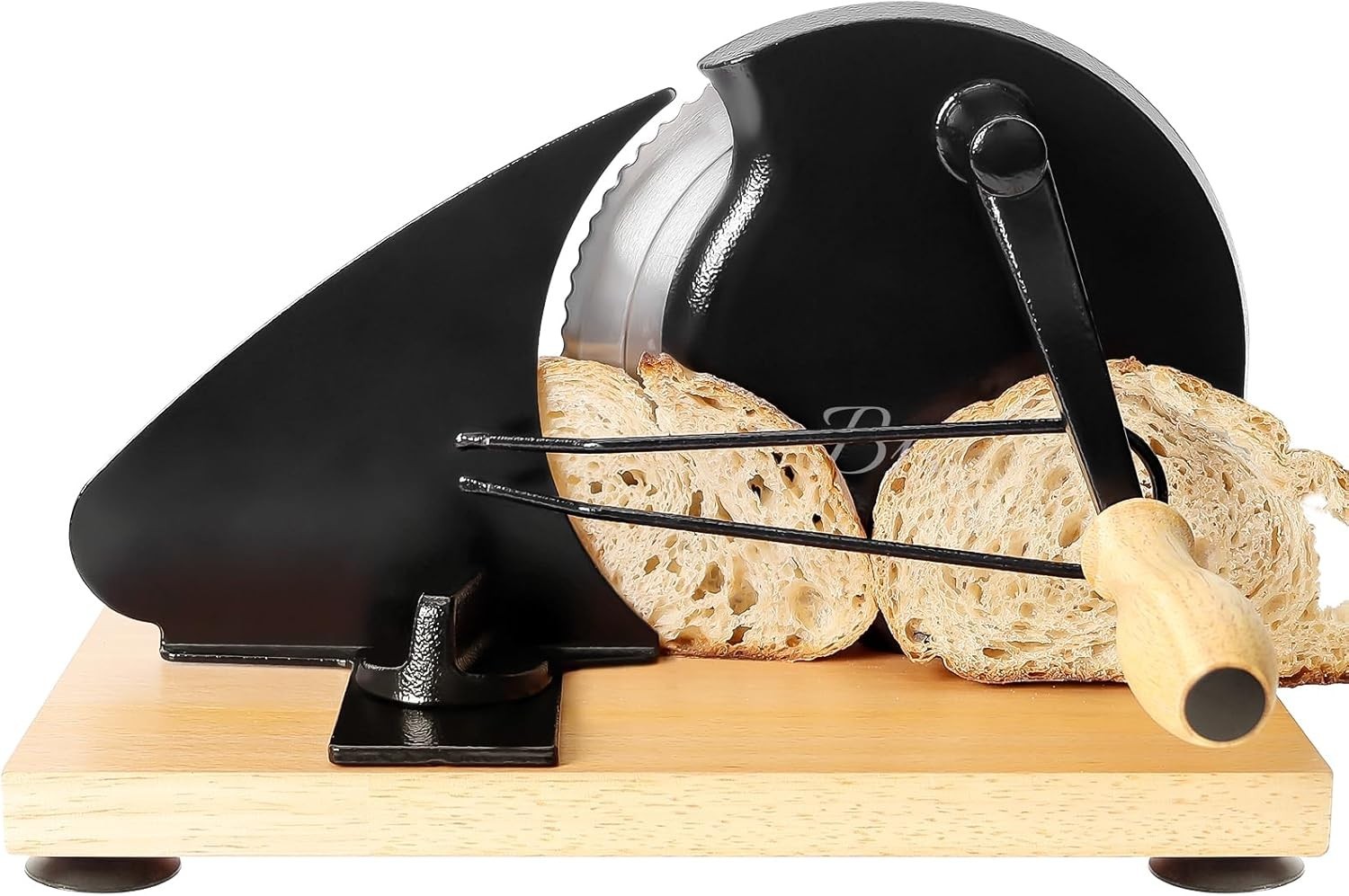 Brvclon Manual Bread Slicer for Homemade Sourdough,Adjustable Thickness gallery