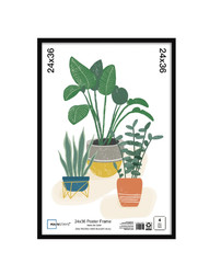 Mainstays 24×36 Basic Black Poster Frame Free & Fast Shipping Black poster frame