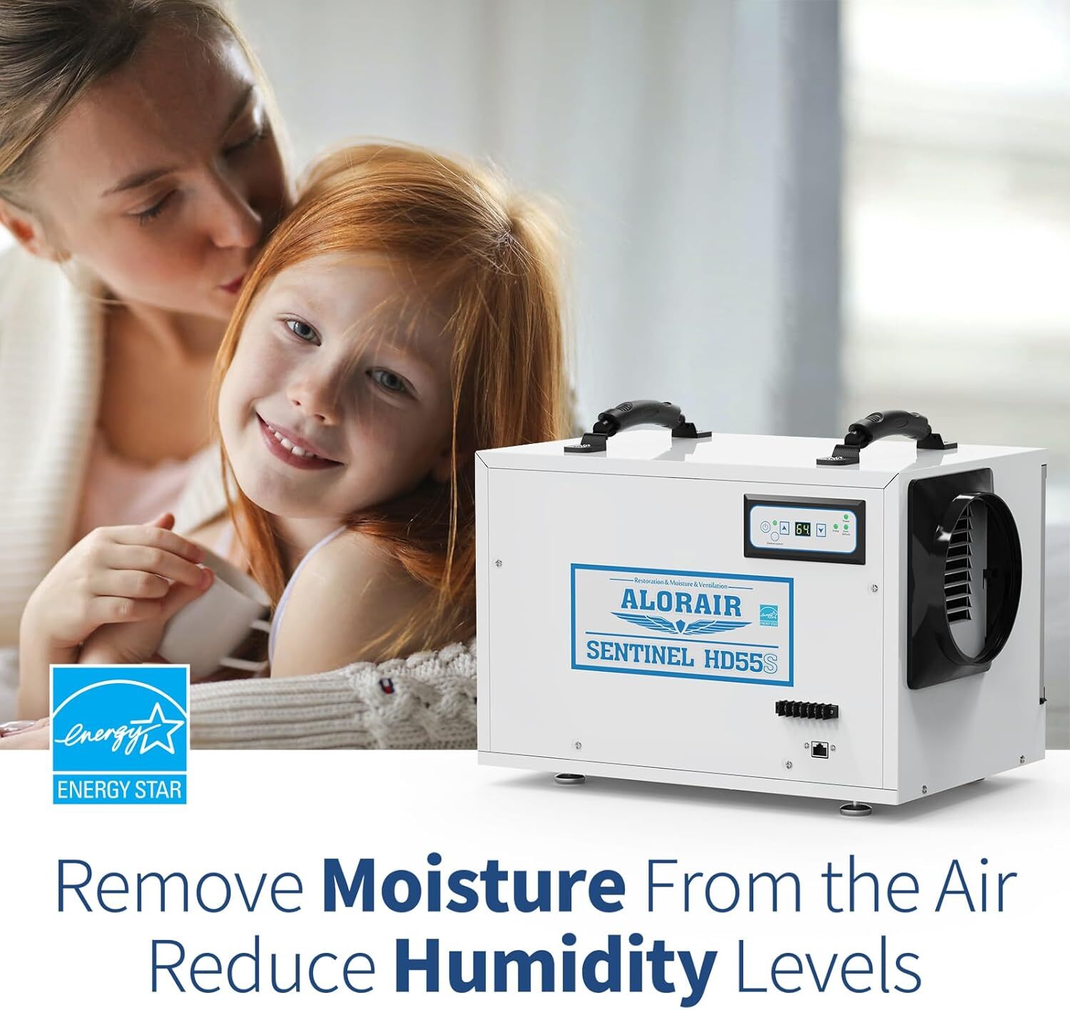 Sentinel HD55S Crawl Space Dehumidifiers 120 PPD White Dehumidifier Energy Star gallery
