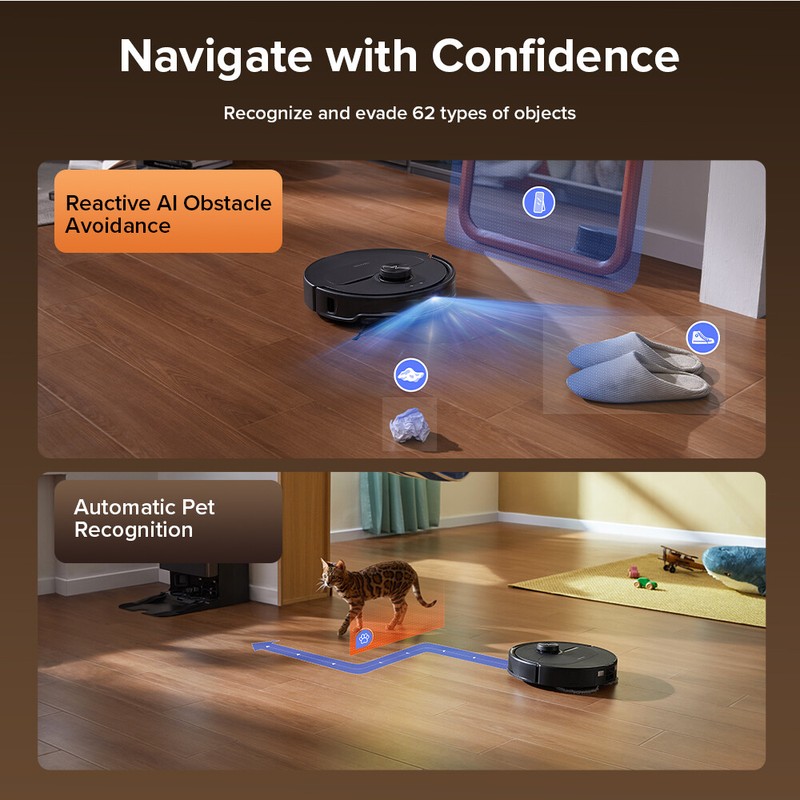 roborock Qrevo Master Vacuum and Mop,10,000Pa,Self-Drying -Certified Refurbished gallery