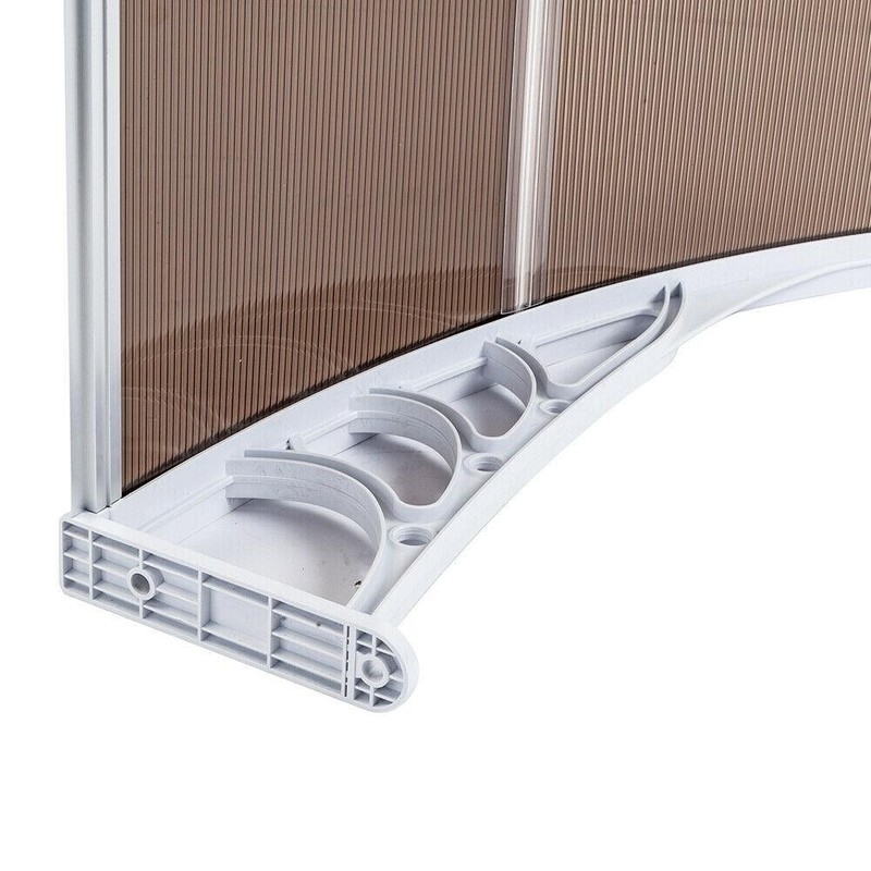DIY 40"x 32" Window Canopy Awning Polycarbonate Front Door Patio Outdoor gallery