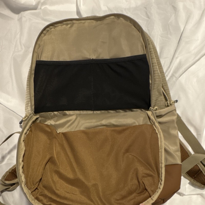 Hurley Beige Brown Hiking Backpack 4 Pockets Adjustable Straps Lightweight 4