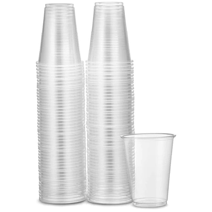 7 oz Clear Plastic Disposable Drinking Cups 1200 count One Case Bulk Small Cups gallery