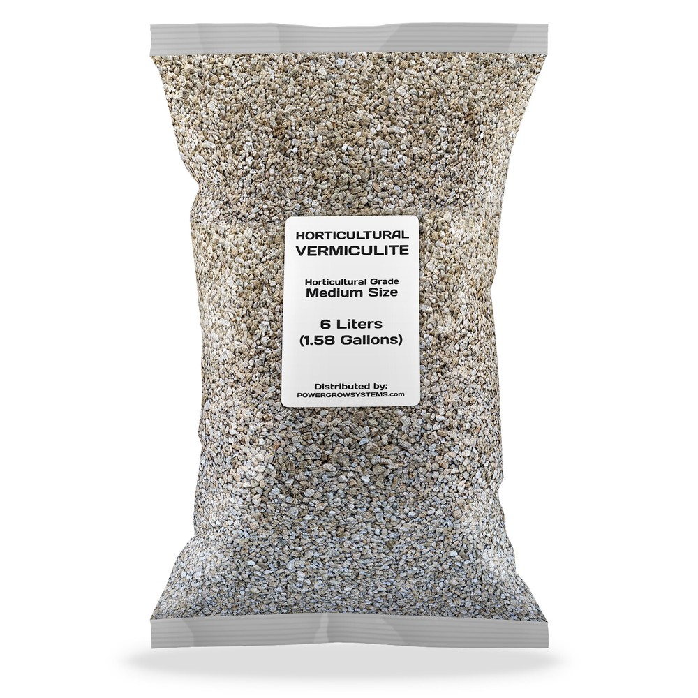 Vermiculite - Medium Agricultural Grade Coarse Vermiculite - 6 Liter (1.5 gal)