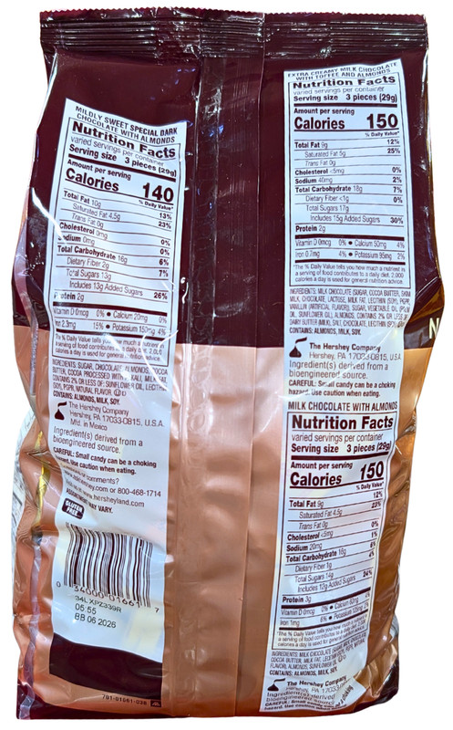 Hershey's Nuggets Assorted Chocolate Candy 145 Pcs EXP 06/2026 gallery
