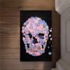 Begin Home Decor CODM2134X65R2H 21 x 34 in. Flower Skull Modern Bedroom Door ... gallery