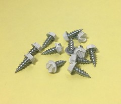 Gutter Downspout SCREWS #8-1/4″ Head x 1/2″ | 22 Colors | 12 Count or 100 Count