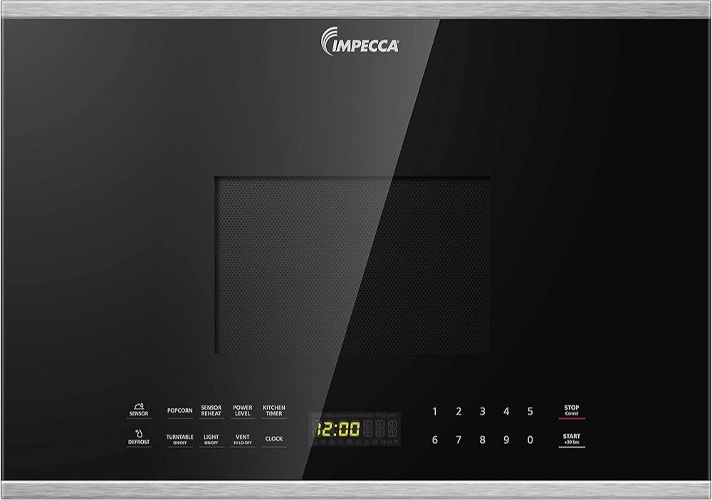IMPECCA 1.4 Cu. Ft. , 24" Over-the-Range Microwave Oven, Exhaust Fan, + Light gallery