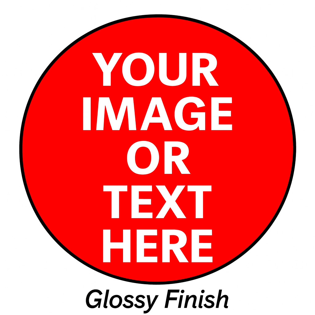 Custom Printed Stickers – Your Text or Image – Glossy/Matte – Multiple Sizes gallery