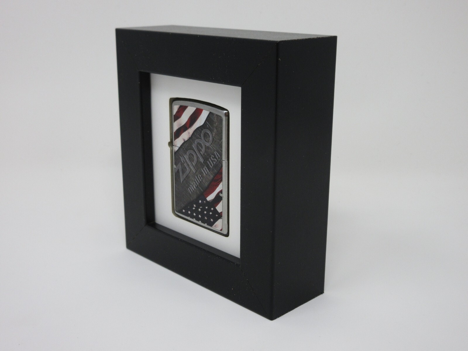 ZIPPO LIGHTER (NOT INCLUDED) SMALL DISPLAY FRAME gallery
