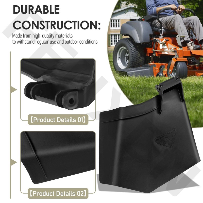 FENXDN 539110732 Discharge Deflector Side Chute Compatible with black gallery