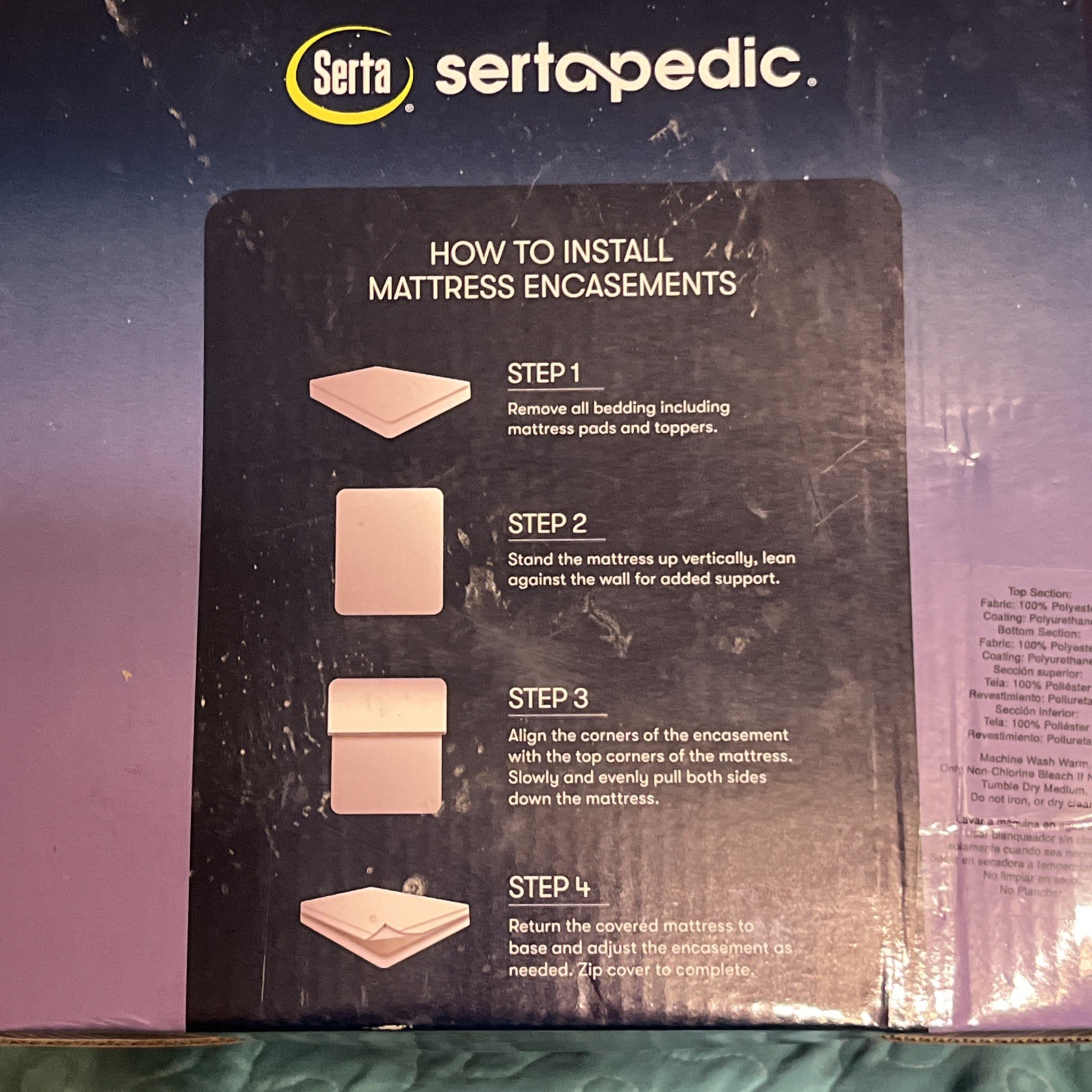 Sertapedic Complete Protection Soft Knit Twin Zippered Mattress Encasement New gallery