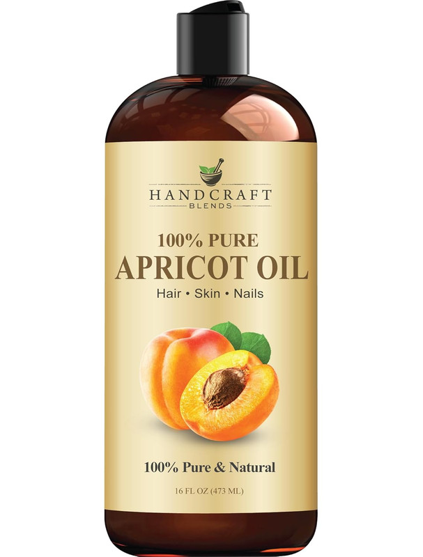 Apricot Kernel Oil - Cold-Pressed 16 Fl Oz - 100% Pure and Natural - Premium Gra gallery