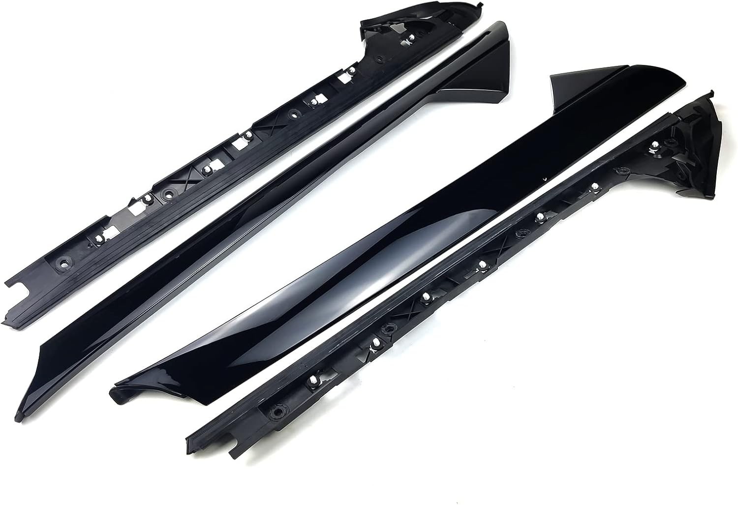 Windshield A-Pillar Molding Trim Kit Left Driver Right Passenger Side Compatible gallery