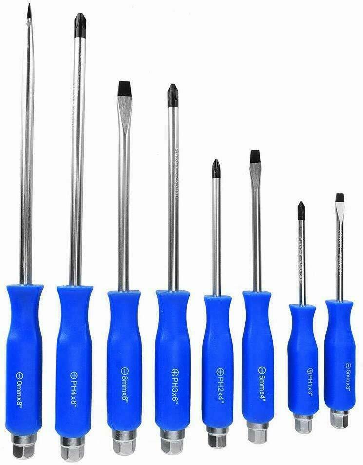 VCT 8pc Piece Hammer Head Screwdriver Commercial Grade Set Magnetic Tip gallery