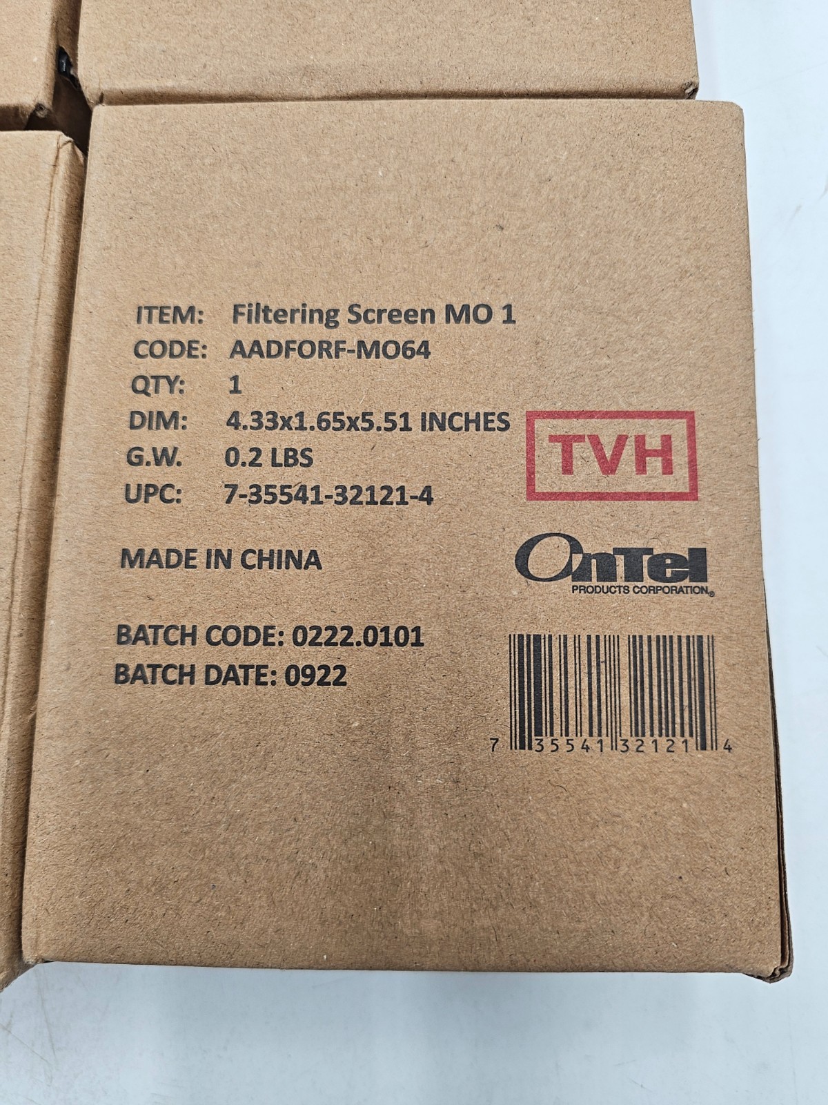 NEW OnTel Filtering Screen Replacement Filter MO1 AADFORF-MO64- LOT of 16 gallery