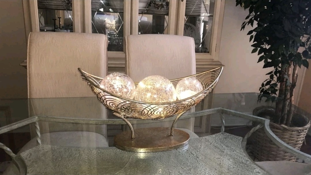 Evergreen, Set 3 - LED Glass Spheres Towers | Hand-blown Glass gallery