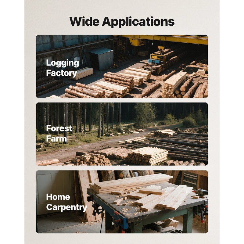 Uimoso Chainsaw Mill 2-6in Cutting Width Vertical Lumber Cutting Guide Design gallery