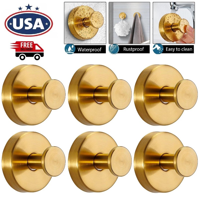 GMOX Removable Suction Hooks No-Drill Rustproof Waterproof Shower Hooks for Wall gallery