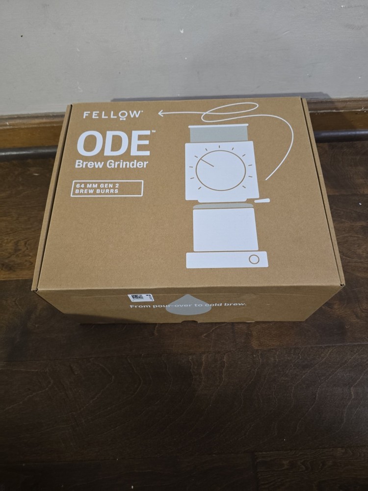 Fellow Ode Brew Gen 2 Burr Coffee Grinder -Matte White (D1211MW-US-SB) *NEW*