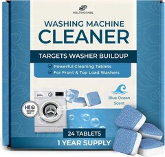 Uproot Clean Washing Machine Cleaner Tablets – 24 Pack for a 12 Month Supply. Fo