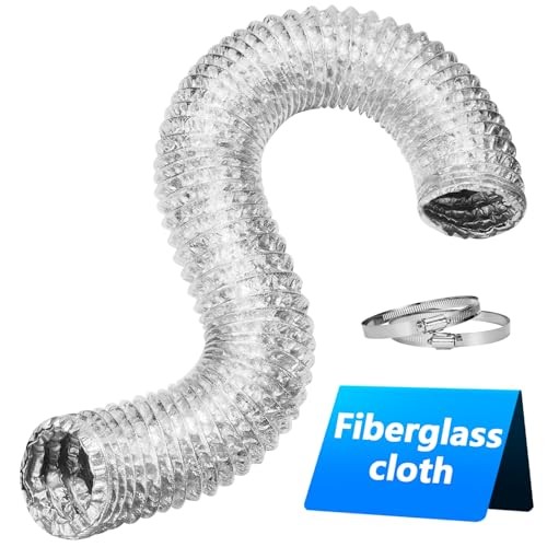 Dryer Vent Hose, 4 Inch x 16 FT Flexible Fiberglass Cloth Dryer 4 Inch X 16FT gallery