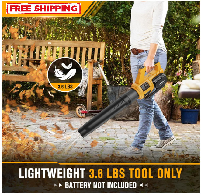 ordless Leaf Blower for Dewalt 20V Max Battery (Battery not Included) 400CFM gallery