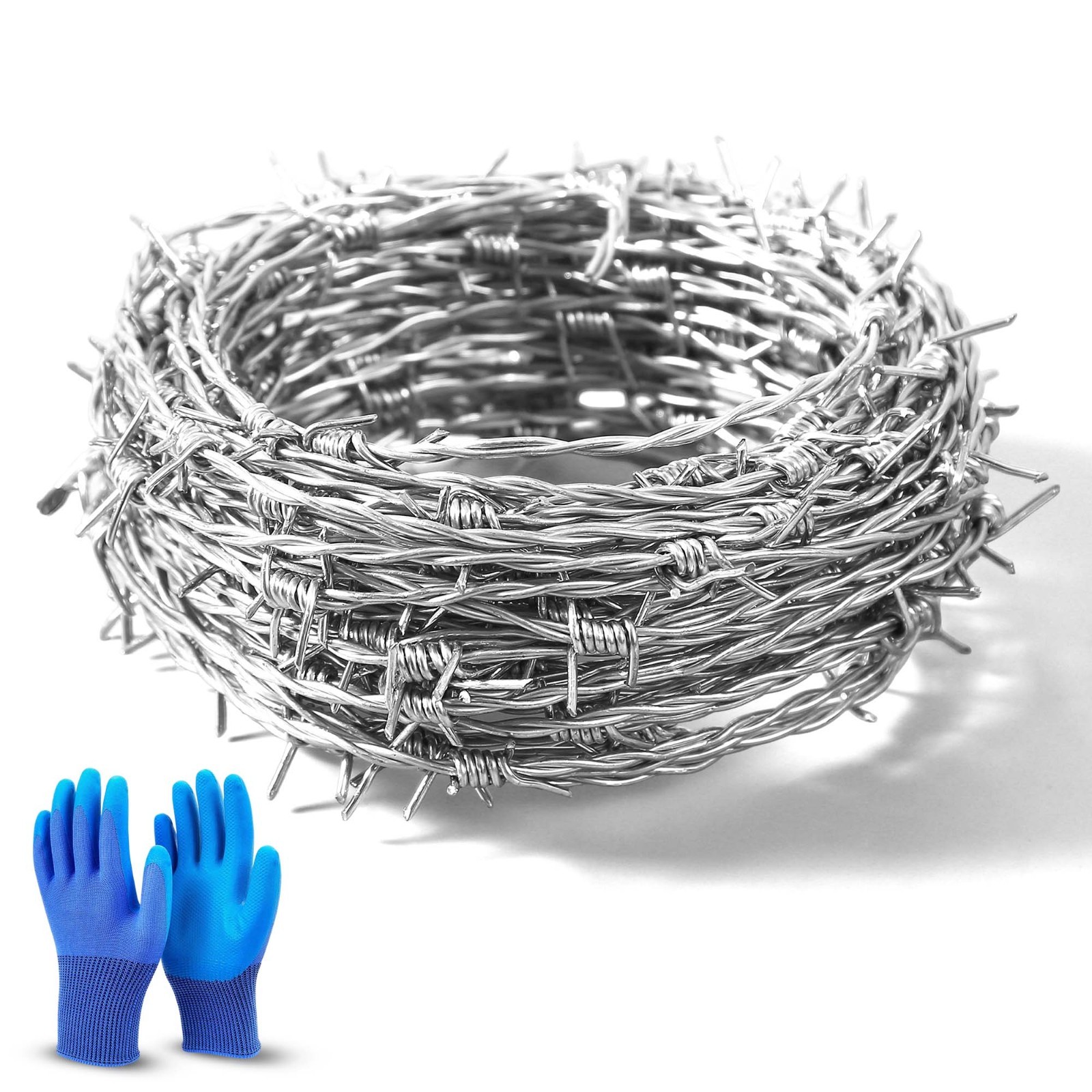 Premium Quality Barbed Wire 25Ft, 50Ft, 328 Ft, 4 Point, 16 GA Barbed Wire Fence gallery