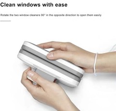 Double Sided Magnetic Window Cleaner Glass Wiper Cleaning for 3 to 10mm Glasses