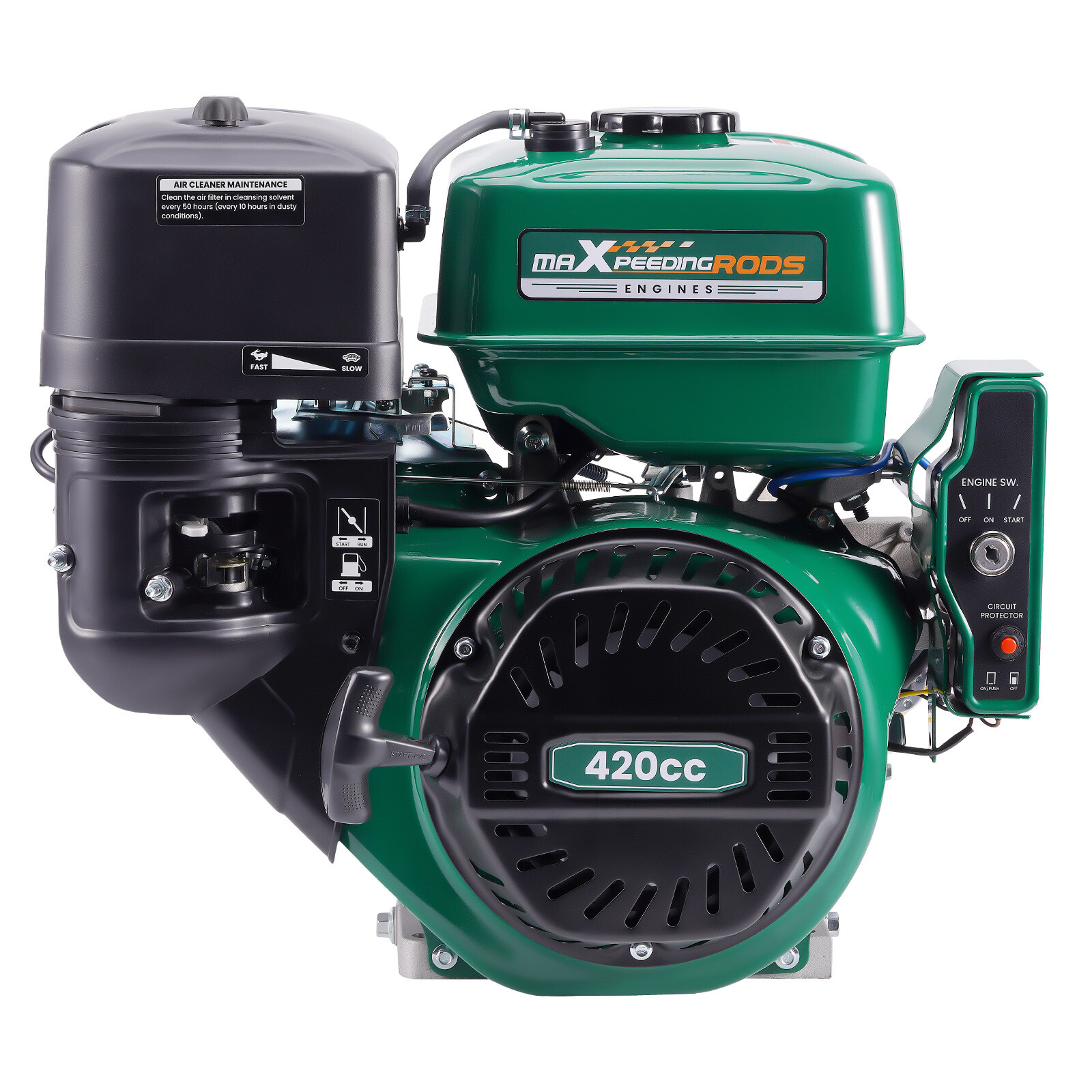15HP 420cc Horizontal Engine Motor Gasoline 4 Stroke Electric Start For Go-Kart gallery