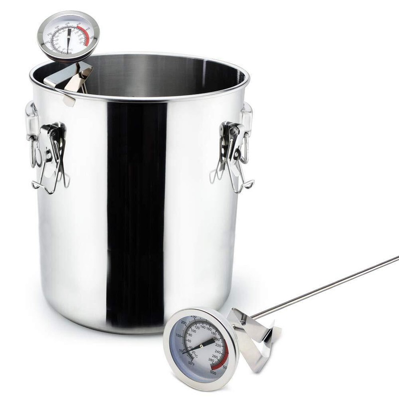 Efeng15“ Long Cooking Thermometer for Oil or Candy 2 Pack with Pot Clip 2" Di... gallery