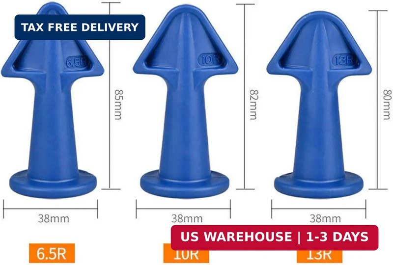 Caulk Tip Tool Caulking Tips Set with Nozzle Adapter Silicone Caulk Applicator T gallery