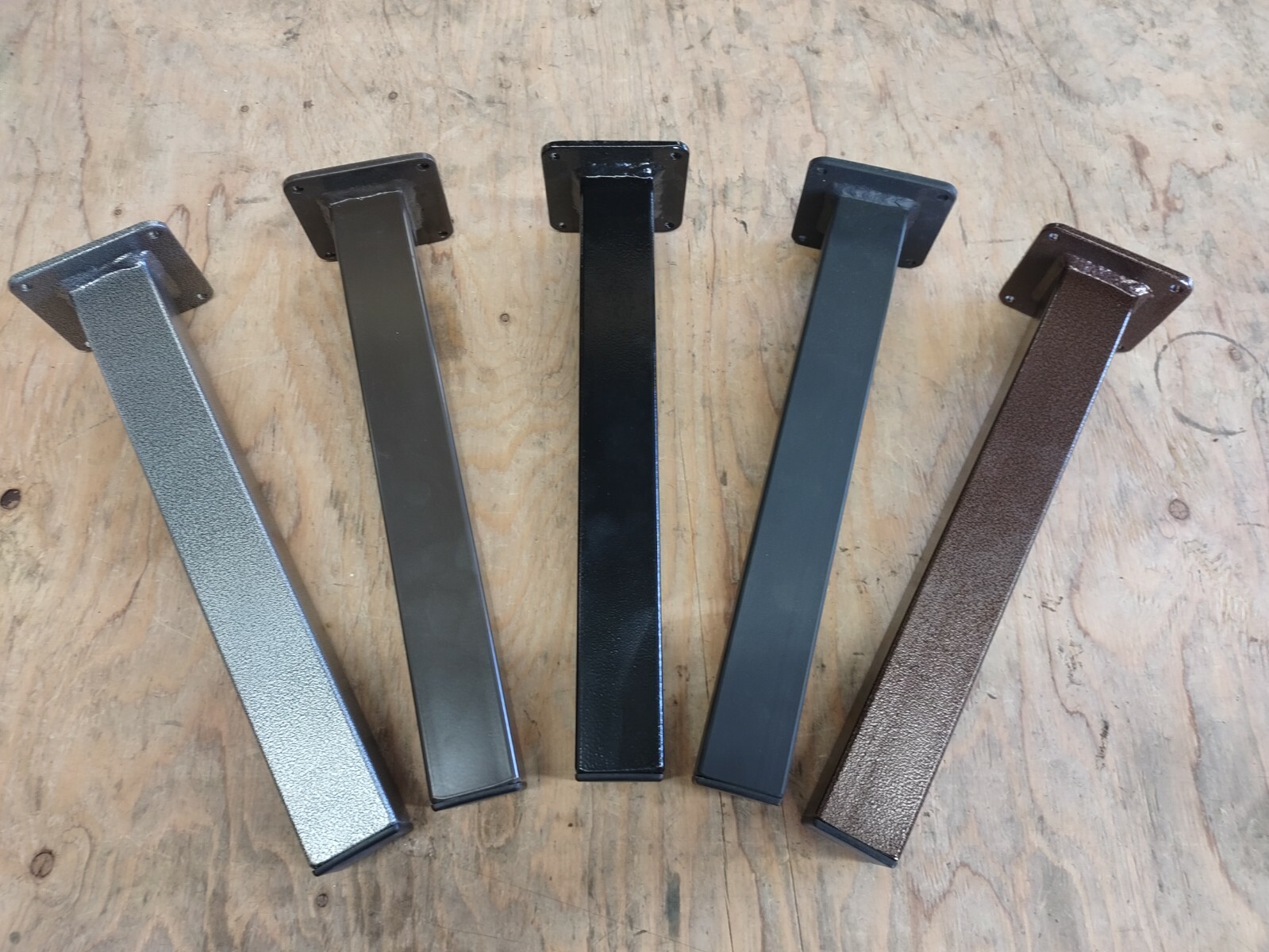 Powder Coated Post Style 2" Diameter Square Post Table Legs gallery