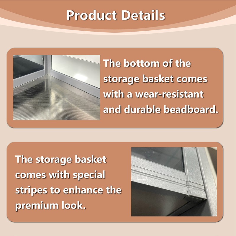 24''/30''/36'' Pull Down Shelf 2 Tier Pull Down Cabinet Organizer 66lbs Capacity gallery