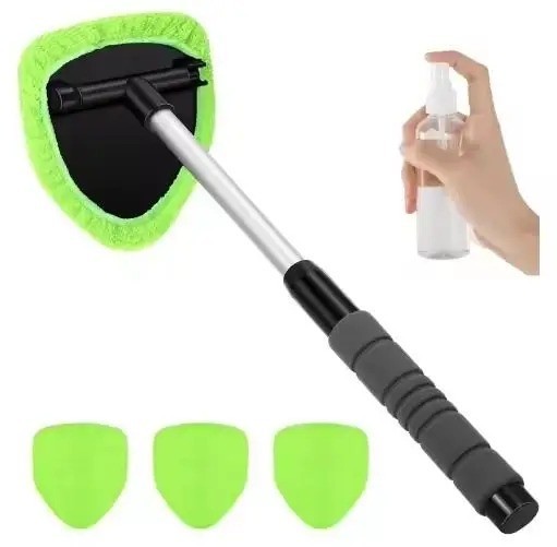 Windshield Cleaning Tool Kit Car Window Glass Wiper Cleaner Brush Pad Extendable gallery